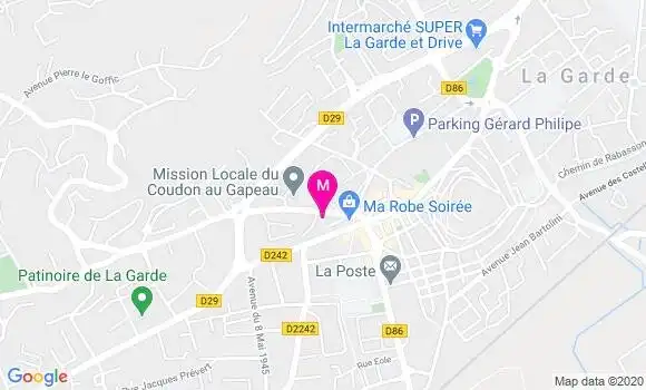 Localisation Dr Angele Gerome Lafouge
