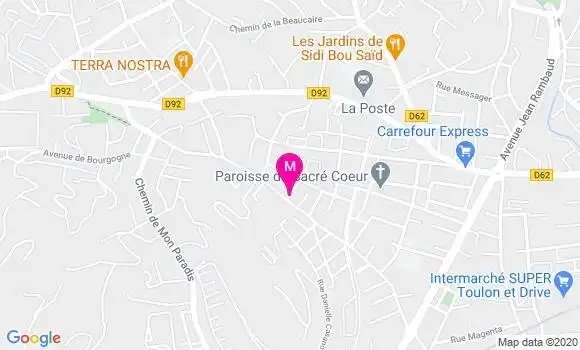 Localisation Dr Lorena Zara