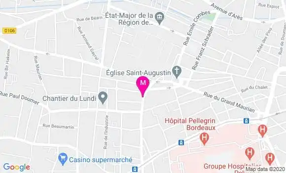 Localisation Dr Anne Cecile Wielanek Bachelet