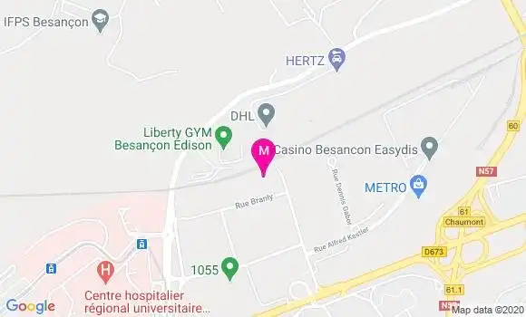 Localisation Dr Caroline Roubiou