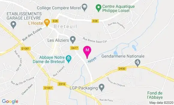 Localisation Dr Marthe Chavance Thelu
