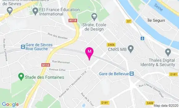 Localisation Dr Stephane Darbeda
