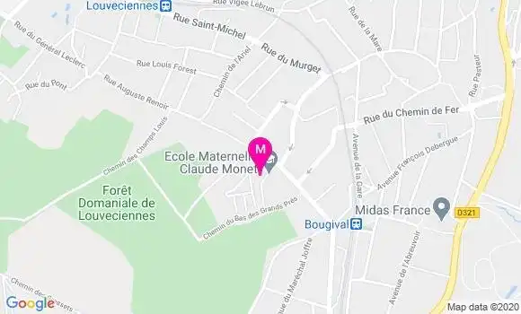 Localisation Dr Muriel Marchal