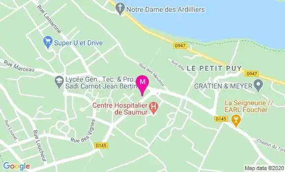 Localisation Dr Arnaud Cerruti