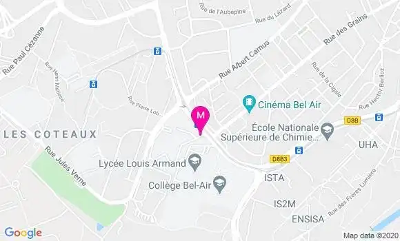 Localisation Dr Adeline Siffert