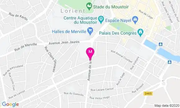 Localisation Dr Gildas Tréguier