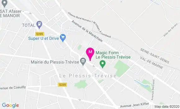 Localisation Dr Helene Rey Mathieu