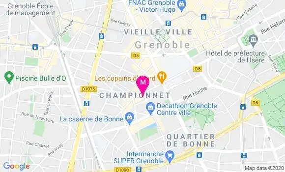 Localisation Dr Anne Lise Vincent