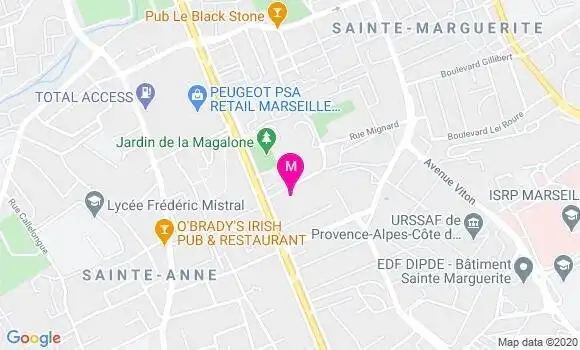 Localisation Dr Yvane Bruneu