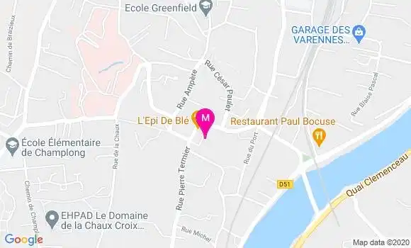 Localisation Dr Pierre Yves Lagnier