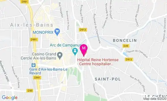Localisation Dr Maxime Chevreau