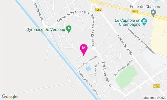Localisation Dr Djazila Haddadi
