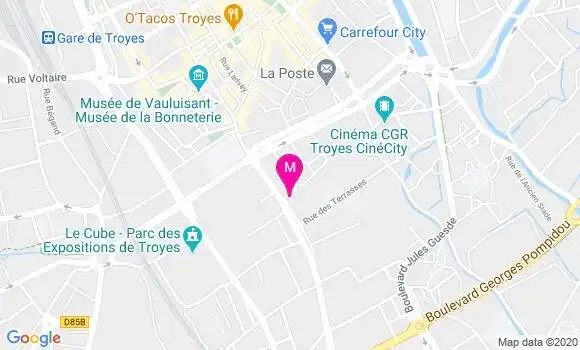 Localisation Dr Gerald Malkoun