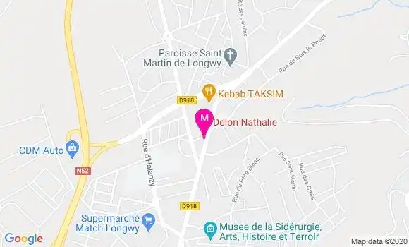 Localisation Dr Nathalie Delon Loriot
