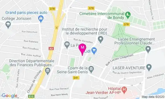Localisation Dr Abdelhamid Lameche
