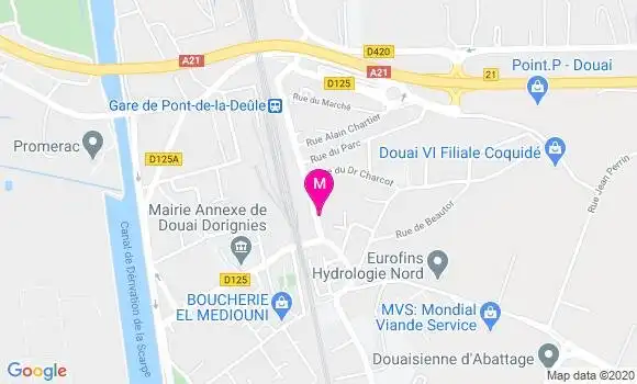 Localisation Dr Philippe Duriez