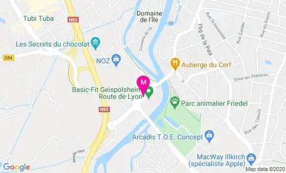 Localisation Dr Marjorie Gross