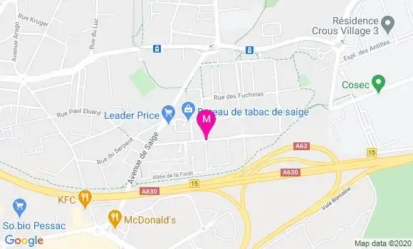 Localisation Dr Brigitte Chastel