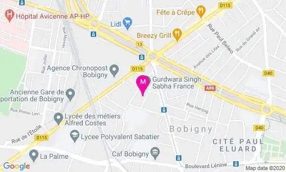 Localisation Dr Sophie Gunther Nadaradjane
