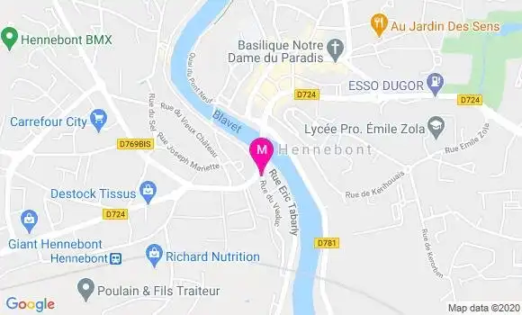 Localisation Dr Pauline Goyenaga