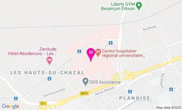 Localisation Dr Constance Chapuis Biron