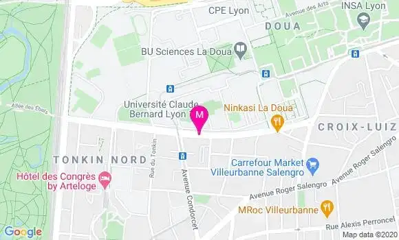 Localisation Dr Adele Paul