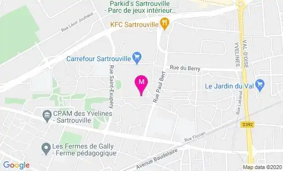 Localisation Dr Mireille Pham Ich