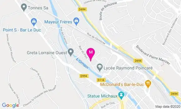 Localisation Dr Marie Laure Caille