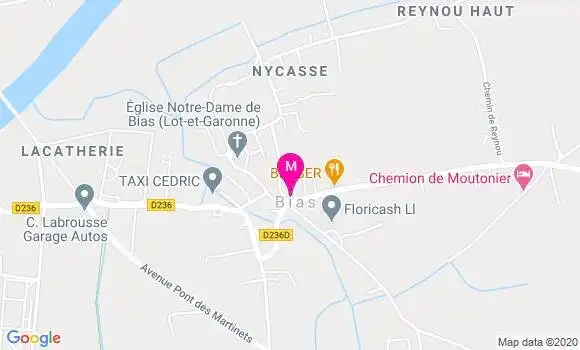 Localisation Dr Berangere Bartro