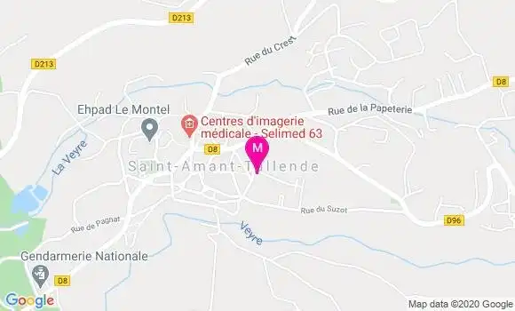 Localisation Dr Benedicte Eschalier