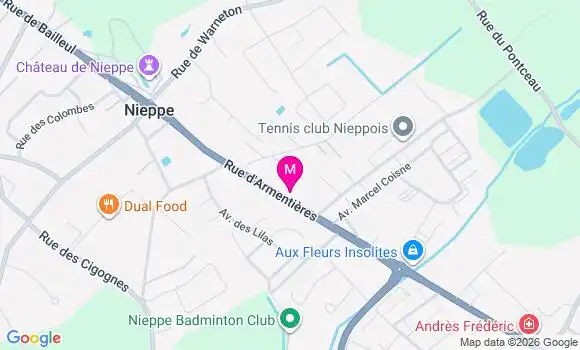 Localisation Dr Pauline Courchelle Mary