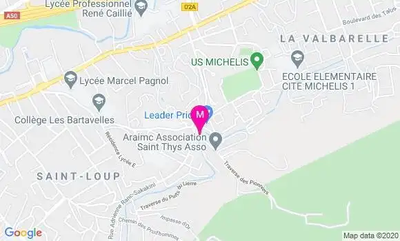 Localisation Dr Paul Drai