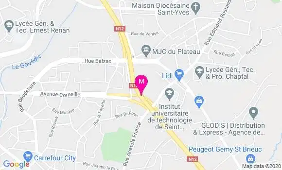 Localisation Dr Audrey Fourrier
