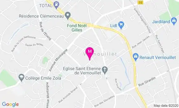 Localisation Dr Christel Meudec