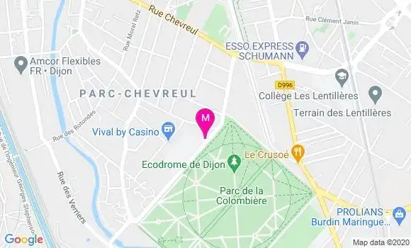 Localisation Dr Francoise Passeri