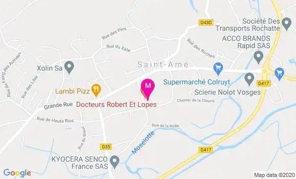 Localisation Dr Patrice Robert