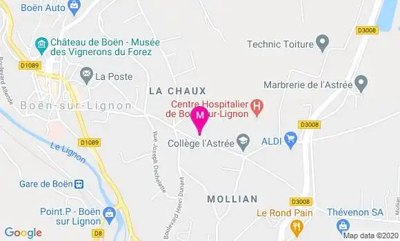 Localisation Dr Magali Aurouet