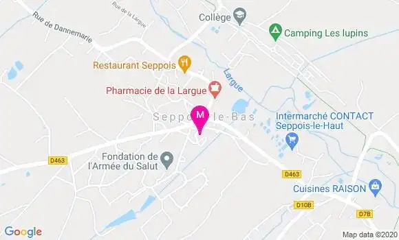 Localisation Dr Jean Pierre Vassy