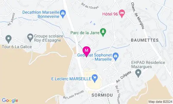 Localisation Dr Clémentine Soultanian Cally