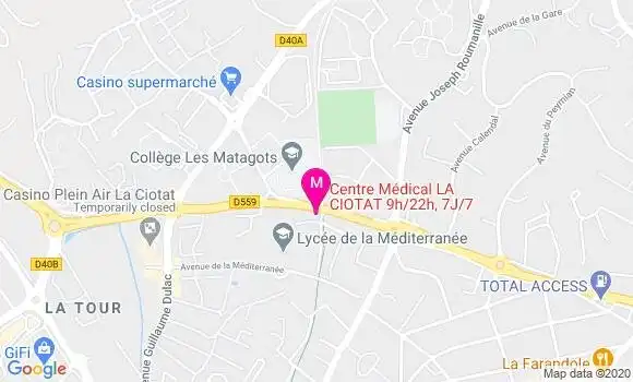 Localisation Dr Delphine Bets