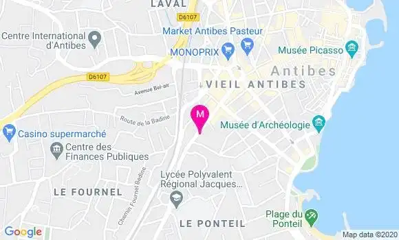 Localisation Dr Reynald Frechou