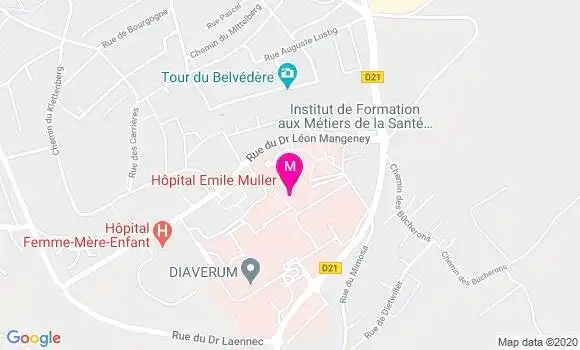 Localisation Dr Catherine Roubertou