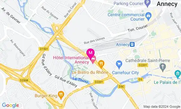 Localisation Dr Isabelle Blanc Dulos