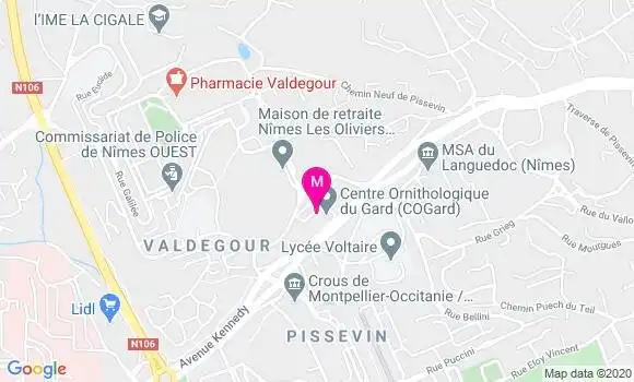 Localisation Dr Thomas Gaujoux