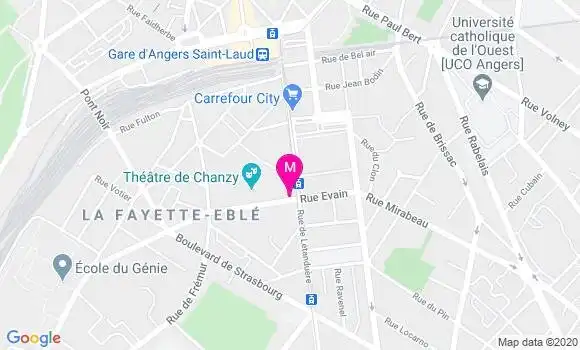 Localisation Dr Nolwenn Ronceray