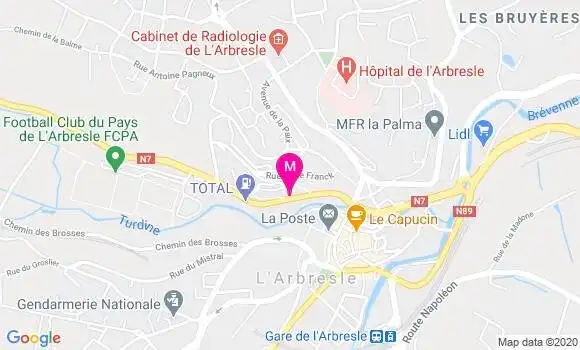 Localisation Dr Clara Decary
