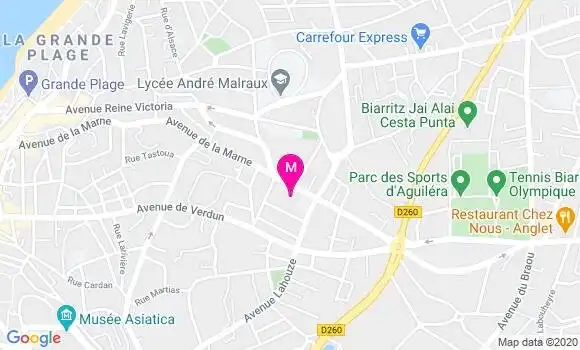 Localisation Dr Camille Claracq