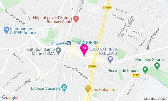 Localisation Dr Sophie Olesker