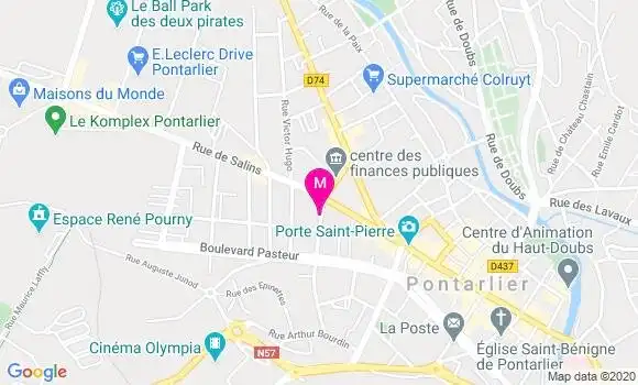 Localisation Dr Camille Emonin