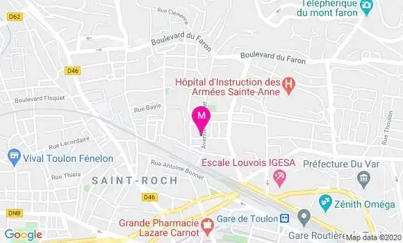 Localisation Dr Jean Yves Molleville